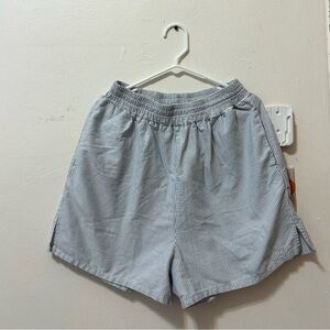 djerf avenue breezy blue stripe shorts 🥥🐚